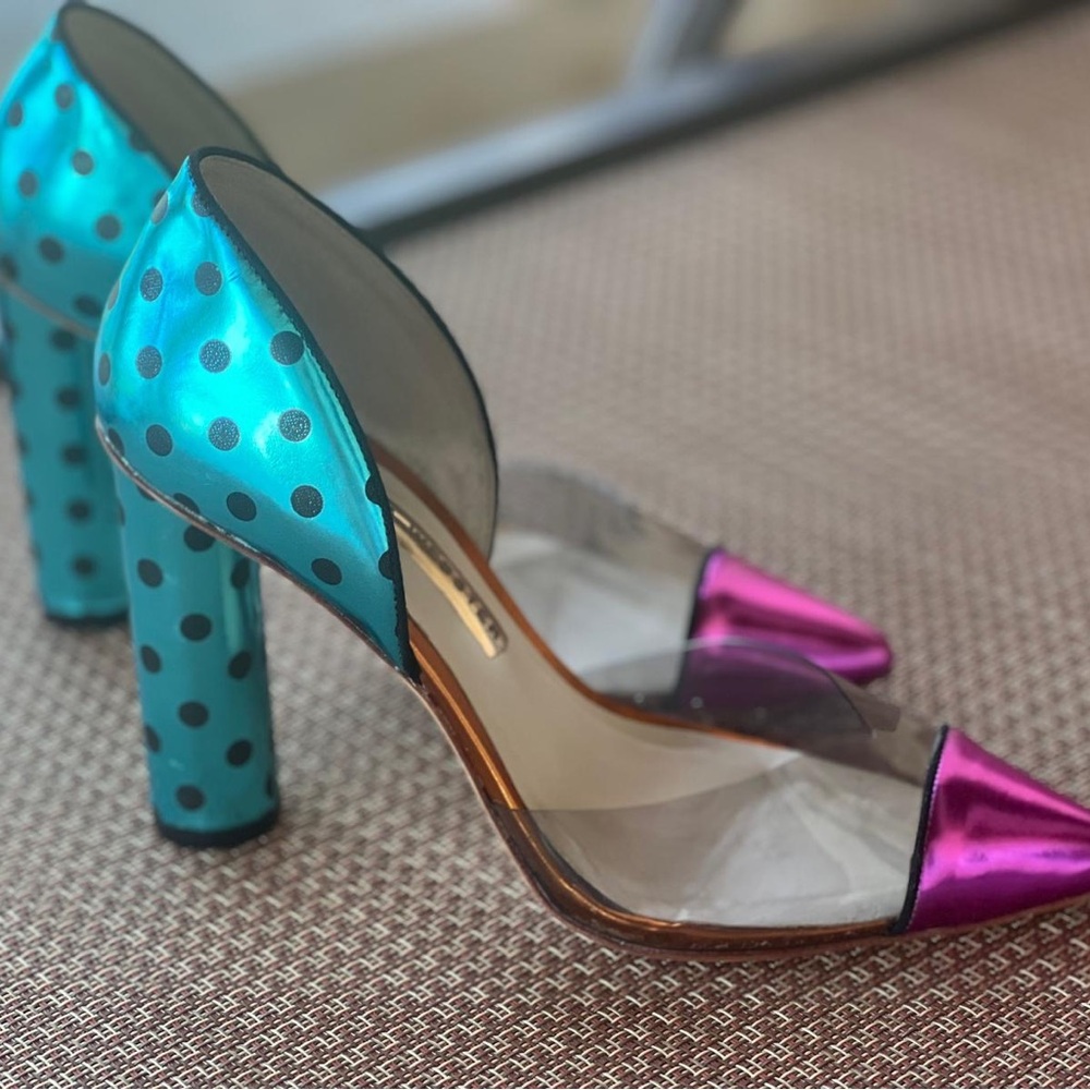 Sophia Webster Multicolor Leather Pumps